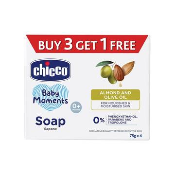 Chicco Moments Baby Soap - Buy 3 Get 1 Free